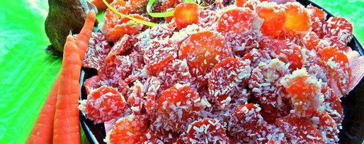 Шаг 10: морковных конфет в кокосе