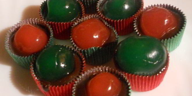 Рецепт мягких шоколадных конфет с ромом и вишней