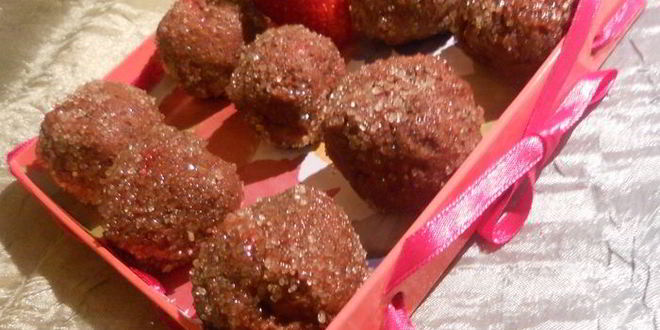 Рецепт шоколадна-клубничных конфеты с розмарином