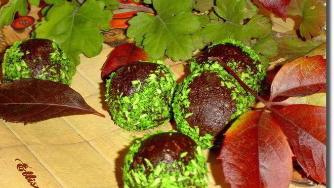 Рецепт Шоколадных конфет Каштаны за 20 минут