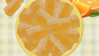 Рецепт Желейных конфет с апельсиновым соком