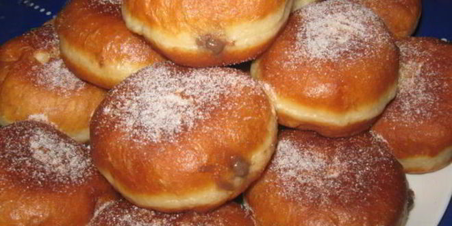 Рецепт берлинеров с шоколадным кремом