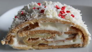 Рецепт Бисквитного рулета с кокосовым кремом