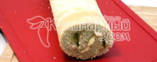 Шаг 8: бисквитного рулета с кремом и кокосовой стружкой