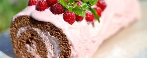 Шаг 8: бисквитного рулета с творожно-ягодным кремом