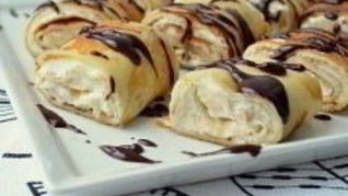 Рецепт Блинчиков с творожным кремом