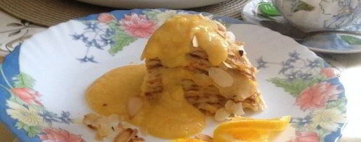 Шаг 10: блинного тортика с кремом из апельсинов и сгущенки