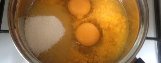 Шаг 2: блинного тортика с кремом из апельсинов и сгущенки