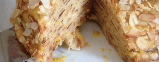 Шаг 9: блинного тортика с кремом из апельсинов и сгущенки