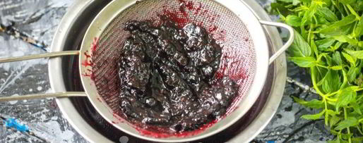 Шаг 8: черничного курда