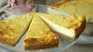 Рецепт Чизкейка на рикотте с заварным кремом
