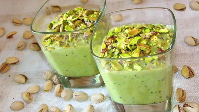 Рецепт Фруктового крема с фисташками