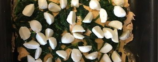 Шаг 3: грудки индейки со шпинатом и крем-чизом