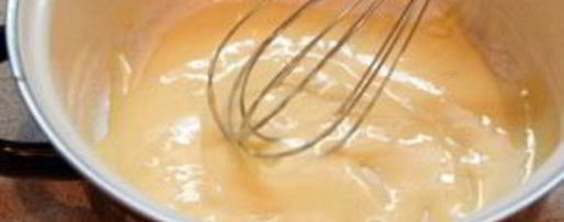 Шаг 1: крема для шарлотки с яблоками