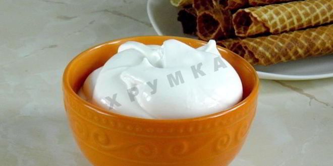 Рецепт крема для вафельных трубочек