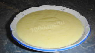 Рецепт Крема заварного на песочном тесте