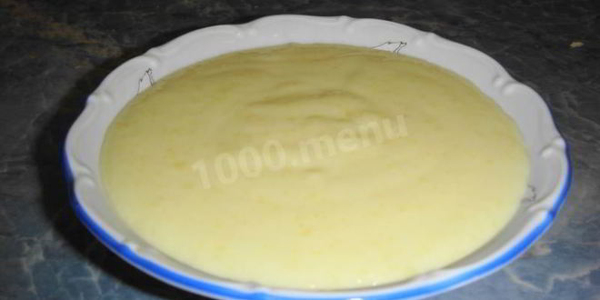 Рецепт крема заварного на песочном тесте