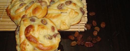 Шаг 6: ленивых булочек с заварным кремом и изюмом