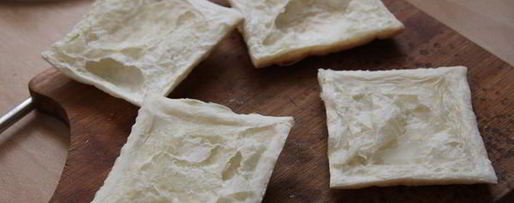 Шаг 1: мильфея с заварным кремом и малиной