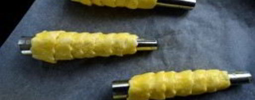 Шаг 1: рожек с шоколадным кремом