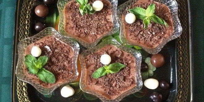 Рецепт шоколадного крема из манной крупы