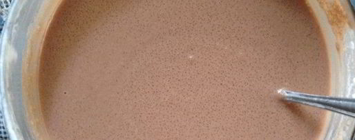 Шаг 2: шоколадного крема из манной крупы