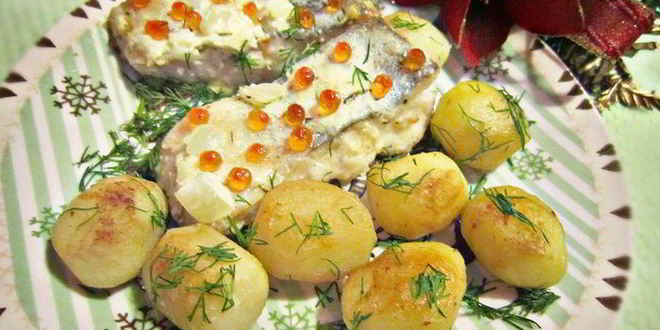 Рецепт судака под кремовой шубкой