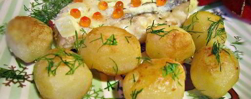 Шаг 7: судака под кремовой шубкой