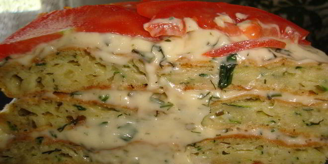 Рецепт тортика из кабачков со сливочно-сырным кремом