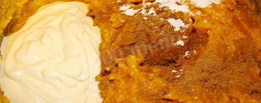 Шаг 17: тыквенного рулета с творожным кремом