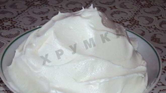 Рецепт Ванильного крема из сгущенки с белым шоколадом