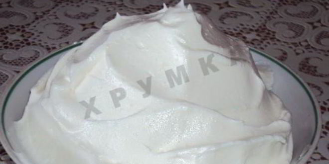 Рецепт ванильного крема из сгущенки с белым шоколадом