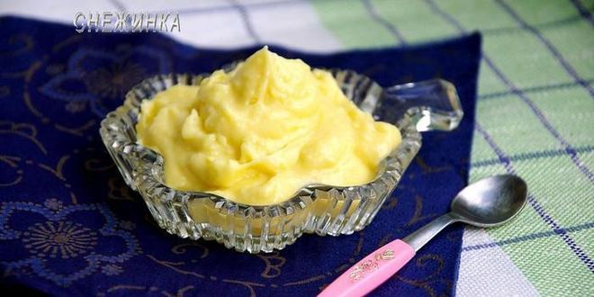 Рецепт ванильного заварного крема