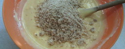 Шаг 3: воздушного тыквенно-ореховый бисквит с тыквенно-шоколадным кремом