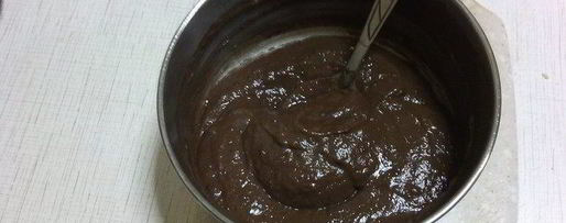 Шаг 6: воздушного тыквенно-ореховый бисквит с тыквенно-шоколадным кремом