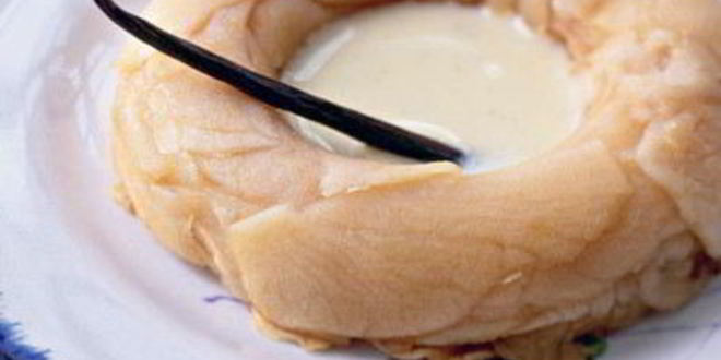 Рецепт яблок с английским кремом