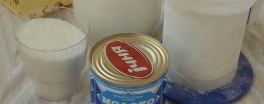 Шаг 1: заварного крема для наполеона со сгущенкой