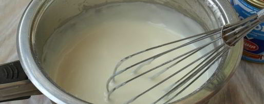 Шаг 3: заварного крема для наполеона со сгущенкой