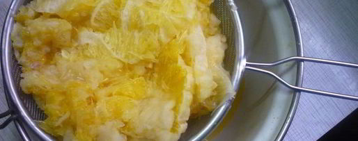 Шаг 1: апельсиновых цукатов и мармелад