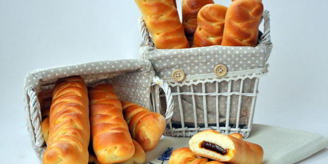 Рецепт косичек с мармеладом