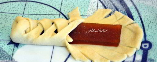 Шаг 4: косичек с мармеладом