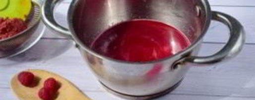 Шаг 2: мармелада из малины и красной смородины