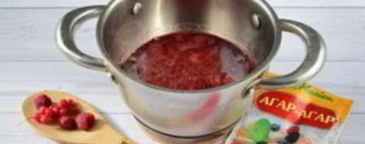 Шаг 3: мармелада из малины и красной смородины