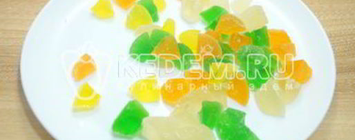 Шаг 3: мармелада-сливочного десерт на пасху
