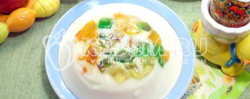 Шаг 7: мармелада-сливочного десерт на пасху