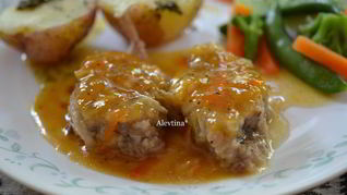 Рецепт Свиных медальонов с мармеладным джемом