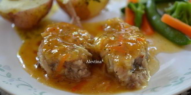 Рецепт свиных медальонов с мармеладным джемом