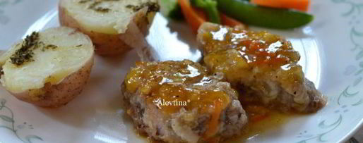 Шаг 3: свиных медальонов с мармеладным джемом