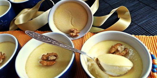 Рецепт медовой панны котта