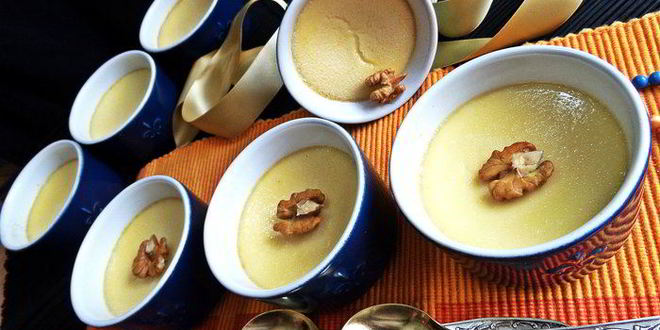 Рецепт медовой панны котта